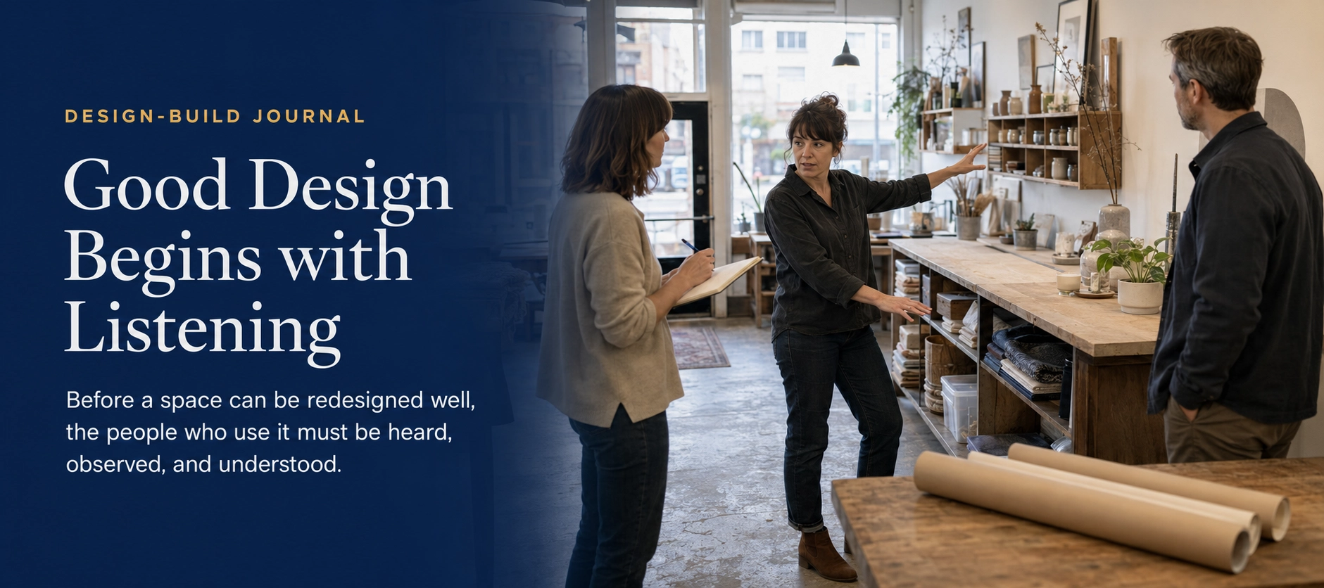 Good Design Begins with Listening