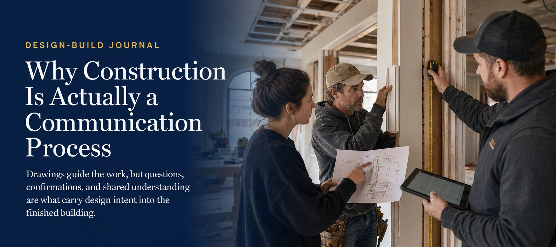 Why Construction Is Actually a Communication Process