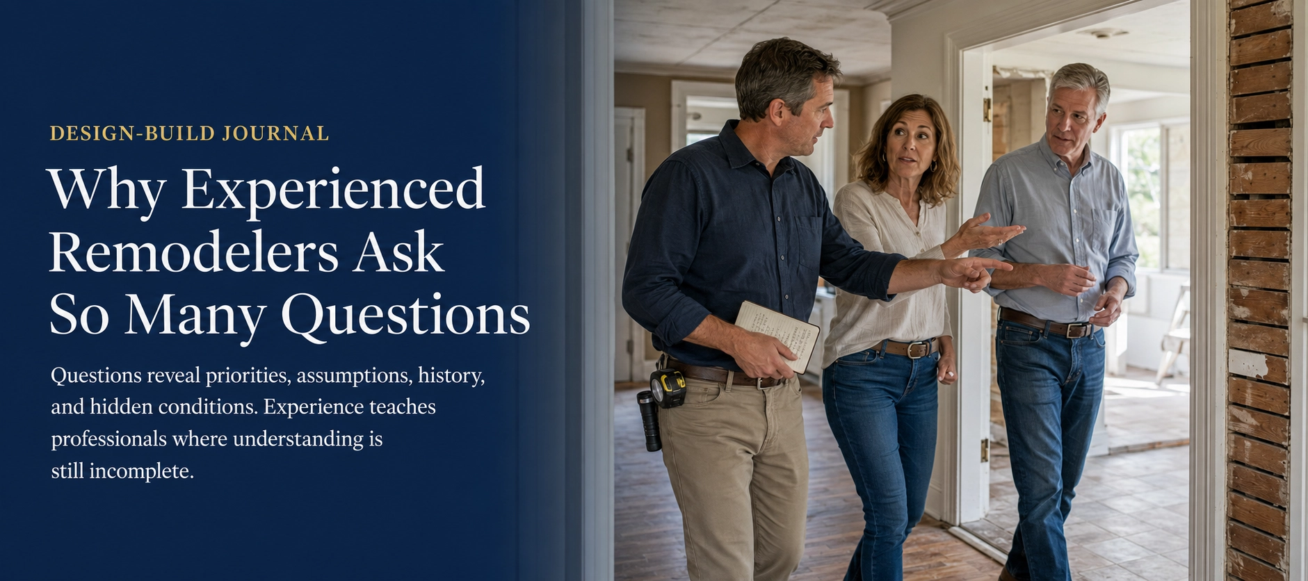Why Experienced Remodelers Ask So Many Questions
