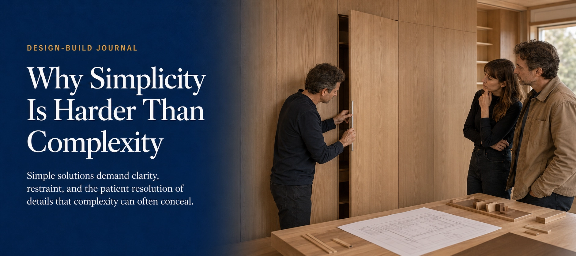 Why Simplicity Is Harder Than Complexity
